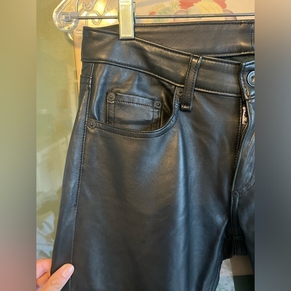 Rag & Bone Lamb Leather Pants - Picture 3 of 12